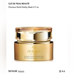 clé de peau Precious Gold Vitality Mask